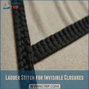 Ladder Stitch for Invisible Closures