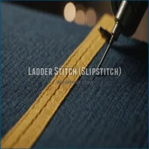 Ladder Stitch (Slipstitch)