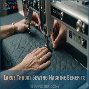 Large Throat Sewing Machine Benefits