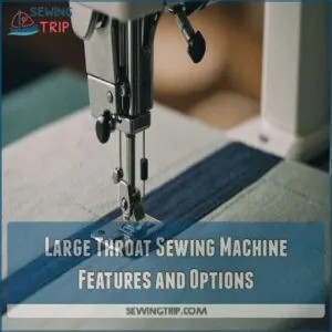 Large Throat Sewing Machine Features and Options