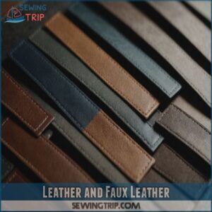Leather and Faux Leather Leather and Faux Leather