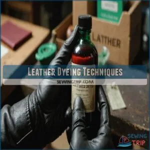 Leather Dyeing Techniques