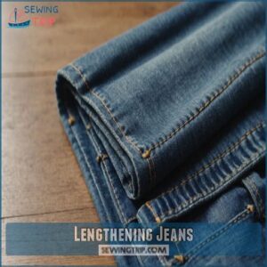 Lengthening Jeans