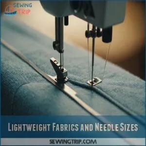 Lightweight Fabrics and Needle Sizes