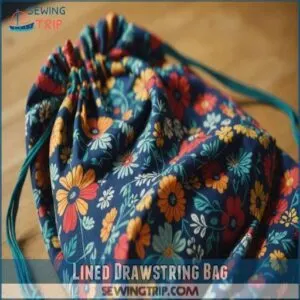 Lined Drawstring Bag