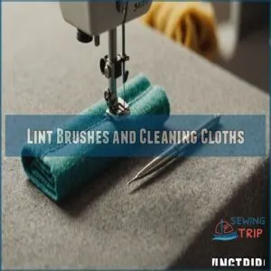 Lint Brushes and Cleaning Cloths