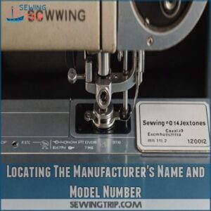 Locating The Manufacturer