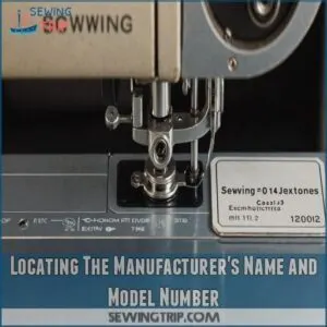 Locating The Manufacturer