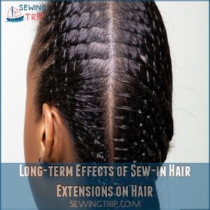 Long-term Effects of Sew-in Hair Extensions on Hair