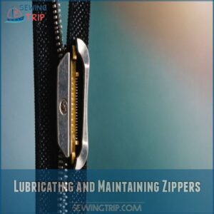 Lubricating and Maintaining Zippers