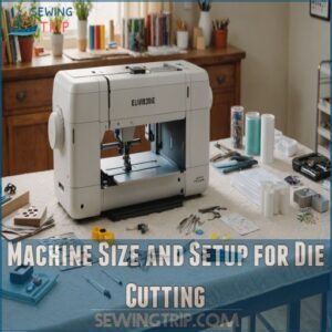 Machine Size and Setup for Die Cutting