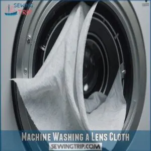 Machine Washing a Lens Cloth