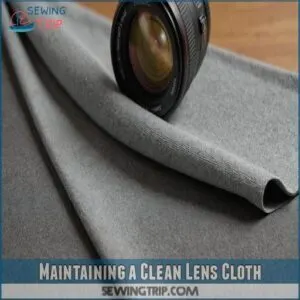 Maintaining a Clean Lens Cloth