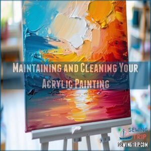 Maintaining and Cleaning Your Acrylic Painting