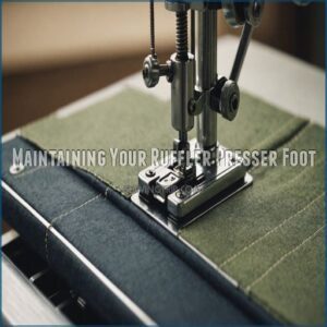 Maintaining Your Ruffler Presser Foot