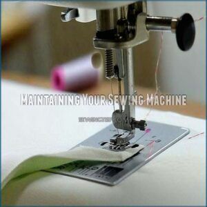 Maintaining Your Sewing Machine Maintaining Your Sewing Machine