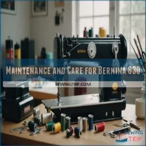 Maintenance and Care for Bernina 830