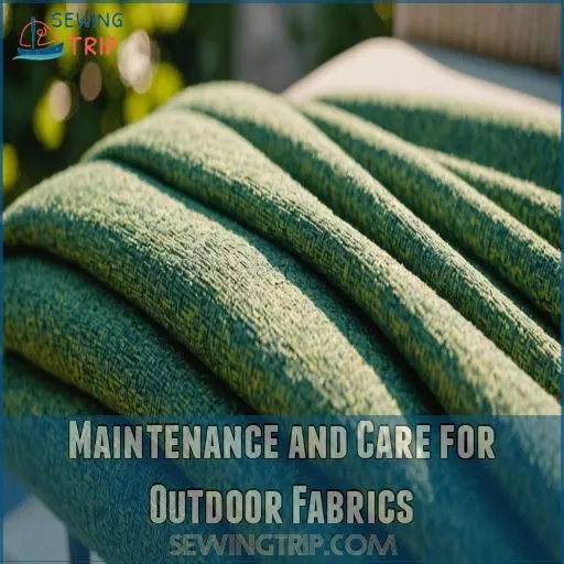 Maintenance and Care for Outdoor Fabrics