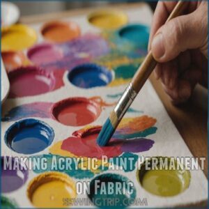 Making Acrylic Paint Permanent on Fabric