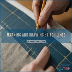 Marking and Drawing Stitch Lines