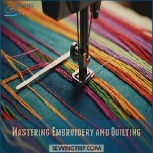 Mastering Embroidery and Quilting