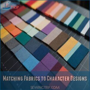 Matching Fabrics to Character Designs Matching Fabrics to Character Designs