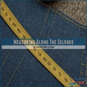 Measuring Along The Selvage