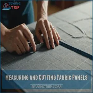 Measuring and Cutting Fabric Panels