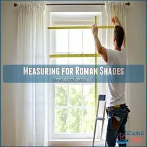 Measuring for Roman Shades