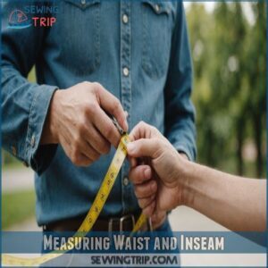 Measuring Waist and Inseam