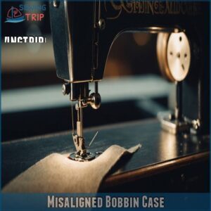 Misaligned Bobbin Case