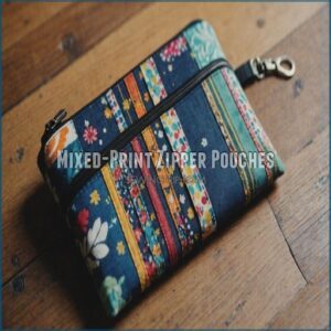 Mixed-Print Zipper Pouches