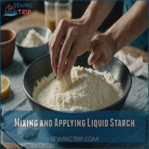 Mixing and Applying Liquid Starch Mixing and Applying Liquid Starch