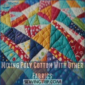 Mixing Poly Cotton With Other Fabrics