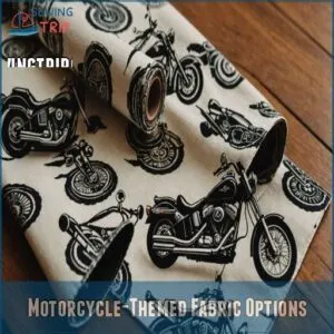 Motorcycle-Themed Fabric Options