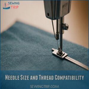 Needle Size and Thread Compatibility Needle Size and Thread Compatibility