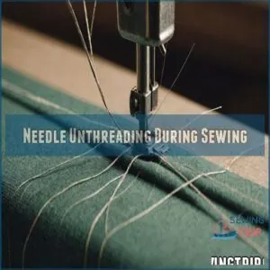 Needle Unthreading During Sewing