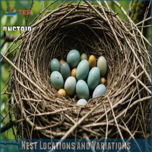 Nest Locations and Variations