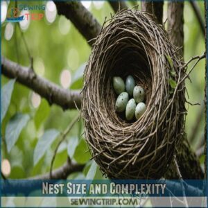 Nest Size and Complexity