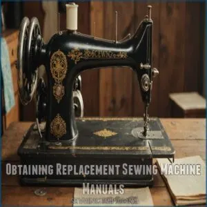 Obtaining Replacement Sewing Machine Manuals