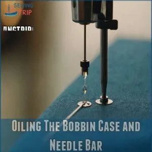 Oiling The Bobbin Case and Needle Bar