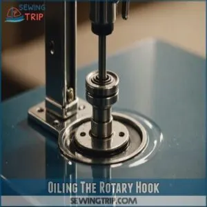 Oiling The Rotary Hook