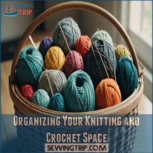 Organizing Your Knitting and Crochet Space