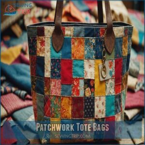 Patchwork Tote Bags