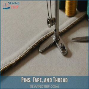 Pins, Tape, and Thread Pins, Tape, and Thread