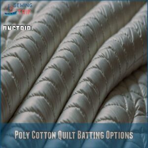 Poly Cotton Quilt Batting Options