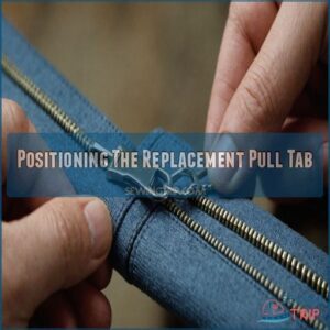 Positioning The Replacement Pull Tab