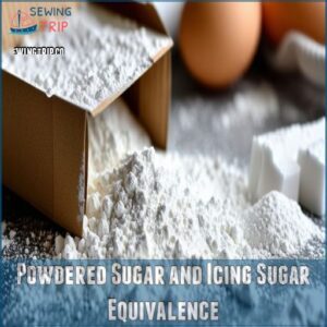 Powdered Sugar and Icing Sugar Equivalence