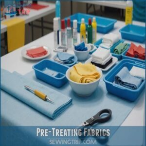 Pre-Treating Fabrics