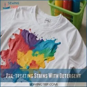 Pre-treating Stains With Detergent